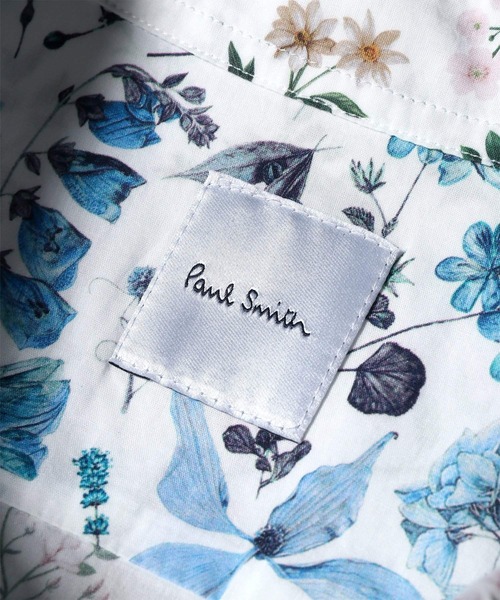Paul Smith（ポールスミス）の「ウィメンズ リバティプリント 半袖シャツ / 165013 SH168（シャツ/ブラウス・レディース・ブルー/ピンク・40/38）」の9枚目の写真