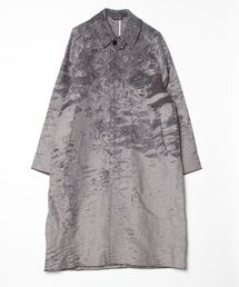 YOKE（ヨーク）の「PHOTO JACQUARD BALMACAAN COAT（ステンカラーコート）」