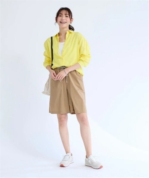 nissen（ニッセン）の「【水陸両用】うすカルストレッチAラインハーフパンツ（ゆったりヒップ）＜大きいサイズ有＞（その他パンツ・レディース・ブラック/ベージュ/グリーン/レッド・LL/3L/L/S/M）」の18枚目の写真