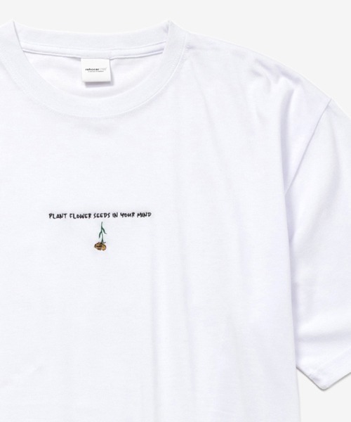 rehacer(レアセル)の「rehacer TEE: Plant Flower TEE / プラントフラワー T-Shirt(Tシャツ/カットソー・メンズ・ブラック/ホワイト/ネイビー・X-LARGE/LARGE/MEDIUM/SMALL)」の2枚目の写真