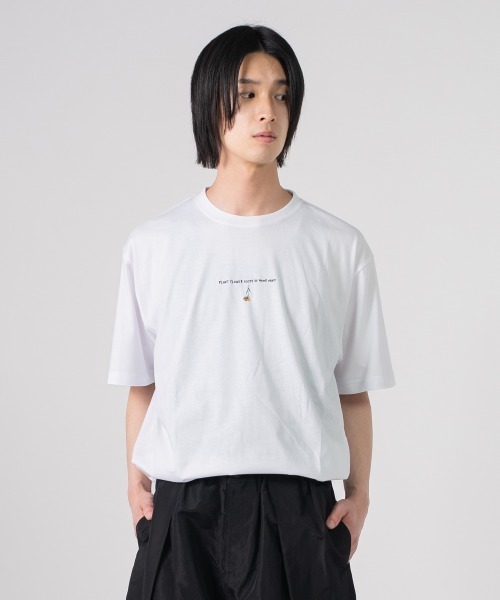 rehacer(レアセル)の「rehacer TEE: Plant Flower TEE / プラントフラワー T-Shirt(Tシャツ/カットソー・メンズ・ブラック/ホワイト/ネイビー・X-LARGE/LARGE/MEDIUM/SMALL)」の4枚目の写真