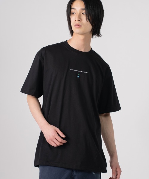 rehacer(レアセル)の「rehacer TEE: Plant Flower TEE / プラントフラワー T-Shirt(Tシャツ/カットソー・メンズ・ブラック/ホワイト/ネイビー・X-LARGE/LARGE/MEDIUM/SMALL)」の10枚目の写真