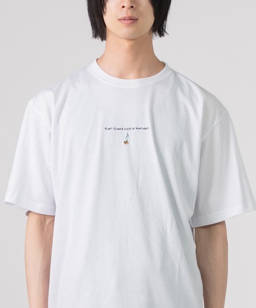 rehacer(レアセル)の「rehacer TEE: Plant Flower TEE / プラントフラワー T-Shirt(Tシャツ/カットソー・メンズ・ブラック/ホワイト/ネイビー・X-LARGE/LARGE/MEDIUM/SMALL)」の22枚目の写真