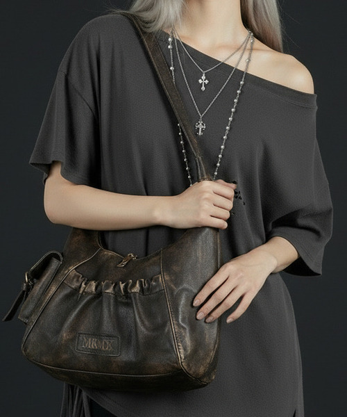 Burner(バーナー)の「【OKUOKU 0909】ショルダーバッグ oku-bag-84-41【RBTS】(ショルダーバッグ・レディース・ブラック・FREE)」の2枚目の写真