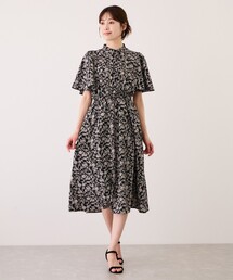 Jayro（ジャイロ）の「花柄フレアスリーブワンピース（ワンピース）」