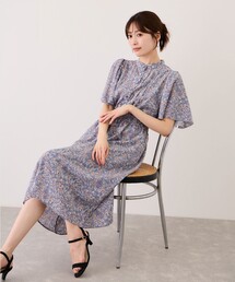 Jayro（ジャイロ）の「花柄フレアスリーブワンピース（ワンピース）」