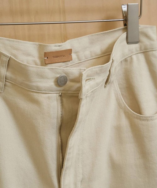 TODAYFUL（トゥデイフル）の「[TODAYFUL/トゥデイフル]Carys Denim（デニムパンツ・レディース・ホワイト・24/23/25）」の2枚目の写真