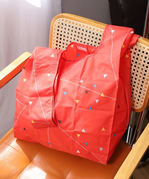 392 plusm(サンキューニプリュスエム)の「392plusm 392 ECO BAG_BIG サンキューニ プリュスエム エコバッグ ビッグ(エコバッグ/サブバッグ・メンズ・グリーン系/ホワイト系6/レッド系4/ブラック系/ネイビー系6/グレー系4/イエロー系8/ブルー系8・ONE)」の15枚目の写真