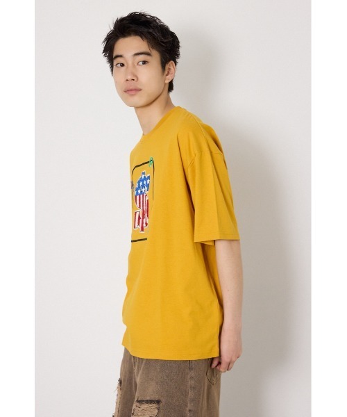 RODEO CROWNS WIDE BOWL(ロデオクラウンズワイドボウル)の「US rich Tシャツ(Tシャツ/カットソー・メンズ・オフホワイト/ブラック/マスタード・MEDIUM/LARGE)」の22枚目の写真
