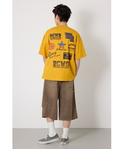 RODEO CROWNS WIDE BOWL(ロデオクラウンズワイドボウル)の「US rich Tシャツ(Tシャツ/カットソー・メンズ・オフホワイト/ブラック/マスタード・MEDIUM/LARGE)」の19枚目の写真