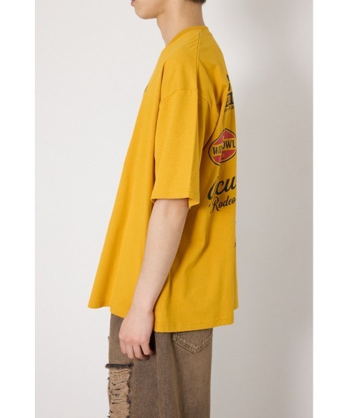 RODEO CROWNS WIDE BOWL(ロデオクラウンズワイドボウル)の「US rich Tシャツ(Tシャツ/カットソー・メンズ・オフホワイト/ブラック/マスタード・MEDIUM/LARGE)」の17枚目の写真