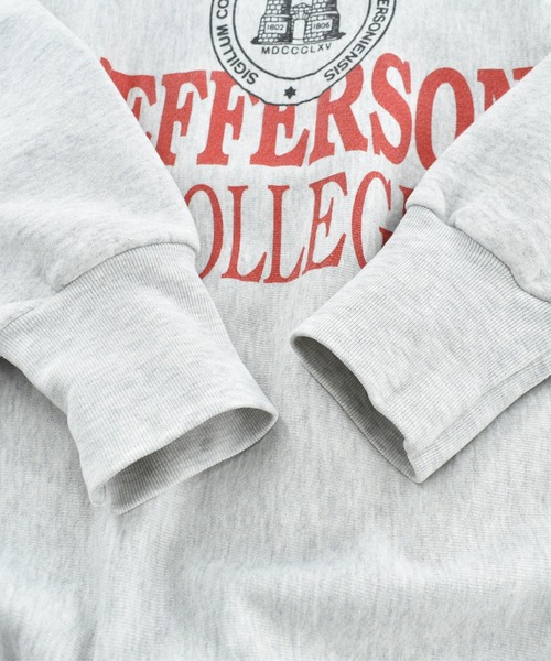 VINTAGE(ヴィンテージ)の「【USED】90’s GENUS “Washington & Jefferson College” リバースタイプ スウェット USA製(スウェット・メンズ・グレー・LARGE)」の7枚目の写真