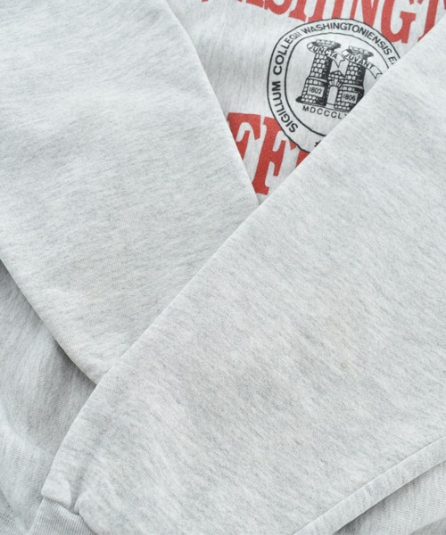 VINTAGE(ヴィンテージ)の「【USED】90’s GENUS “Washington & Jefferson College” リバースタイプ スウェット USA製(スウェット・メンズ・グレー・LARGE)」の5枚目の写真