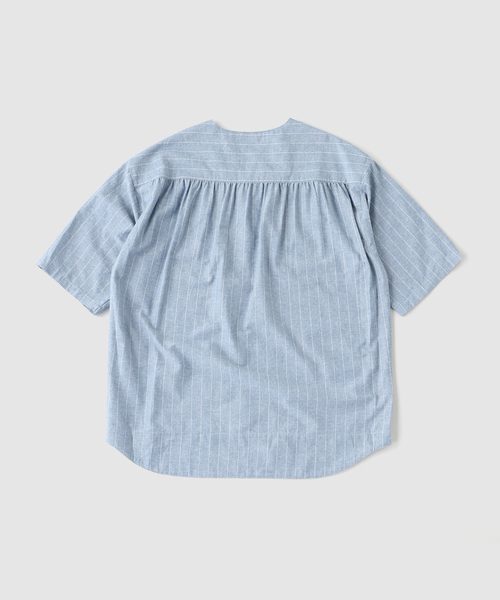 B.C STOCK(ベーセーストック)の「natural stripe シャツ(シャツ/ブラウス・メンズ・ブラウン/ブルー・FREE)」の13枚目の写真