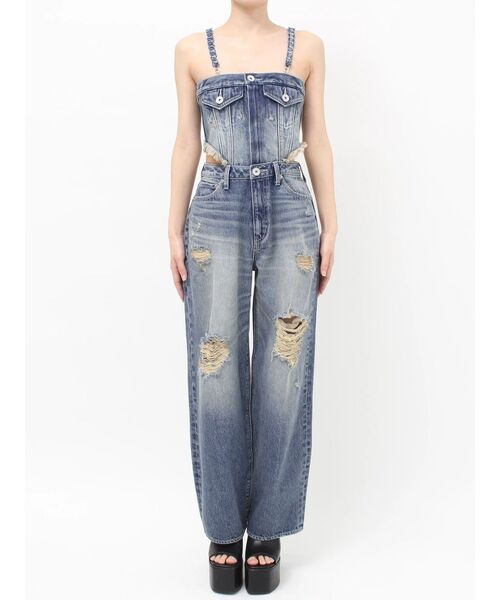 GYDA(ジェイダ)の「2WAYデニムチェーンロンパース(つなぎ/オールインワン・レディース・その他2・MEDIUM/SMALL)」の21枚目の写真