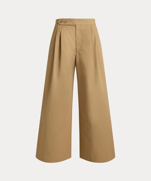 POLO RALPH LAUREN(ポロ ラルフ ローレン)の「コットン リラックス ワイドレッグ クロップ パンツ(その他パンツ・レディース・ブラウン系6・0/00/2/4/6/8)」の7枚目の写真