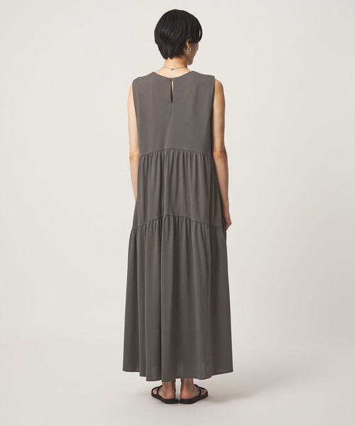 green label relaxing（グリーンレーベルリラクシング）の「［size SHORTあり］カット ティアード ワンピース（ワンピース・レディース・モカ/ライトブルー/ブラック・FREE/SHORT）」の20枚目の写真