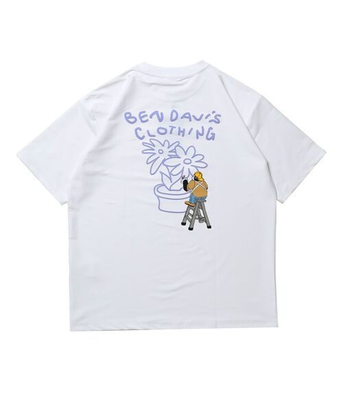 BEN DAVIS(ベンデイビス)の「【BEN DAVIS(ベンデイビス)】 COOLER FLOWER TEE /半袖 接触冷感 オーバーサイズ クルーネック プリント ユニセックス Tシャツ(Tシャツ/カットソー・メンズ・ブラック/グリーン系その他3/ホワイト・X-LARGE/LARGE/MEDIUM)」の18枚目の写真