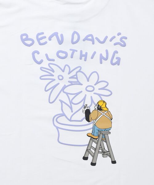 BEN DAVIS(ベンデイビス)の「【BEN DAVIS(ベンデイビス)】 COOLER FLOWER TEE /半袖 接触冷感 オーバーサイズ クルーネック プリント ユニセックス Tシャツ(Tシャツ/カットソー・メンズ・ブラック/グリーン系その他3/ホワイト・X-LARGE/LARGE/MEDIUM)」の20枚目の写真
