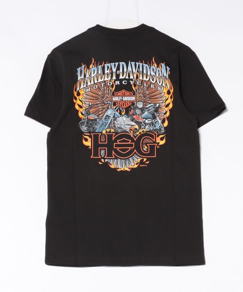 Harley-Davidson(ハーレーダビッドソン)の「フルスロットルフリーダム HOG(R)半袖Tシャツ(Tシャツ/カットソー・メンズ・ブラック系その他・SMALL/MEDIUM/LARGE)」の3枚目の写真
