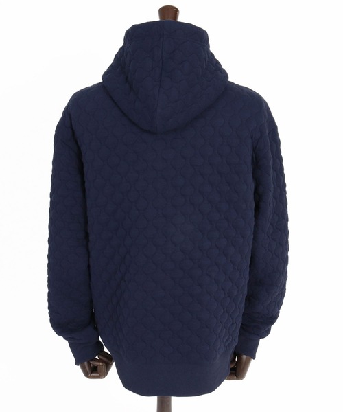 1minute 1second(ワンミニットワンセカンド)の「mpa4157-onion quilted pullover hoodie キルティングパーカー(1M26A010)(パーカー・メンズ・ネイビー/ブラック/ホワイト・XL/S/M/L)」の9枚目の写真