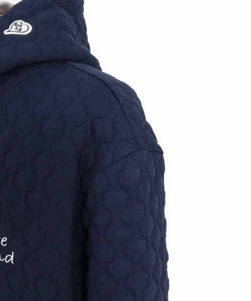 1minute 1second(ワンミニットワンセカンド)の「mpa4157-onion quilted pullover hoodie キルティングパーカー(1M26A010)(パーカー・メンズ・ネイビー/ブラック/ホワイト・XL/S/M/L)」の12枚目の写真