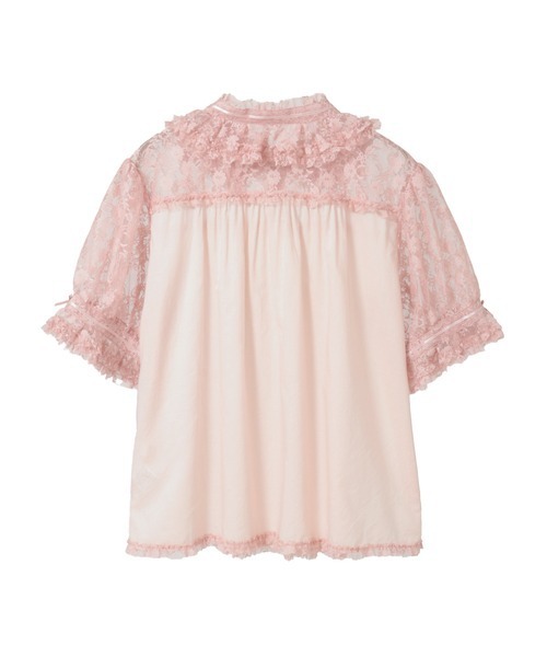PINK HOUSE(ピンクハウス)の「フルールラッセルレース使いブラウス(シャツ/ブラウス・レディース・ピンク/ブラック/ホワイト・フリー)」の5枚目の写真