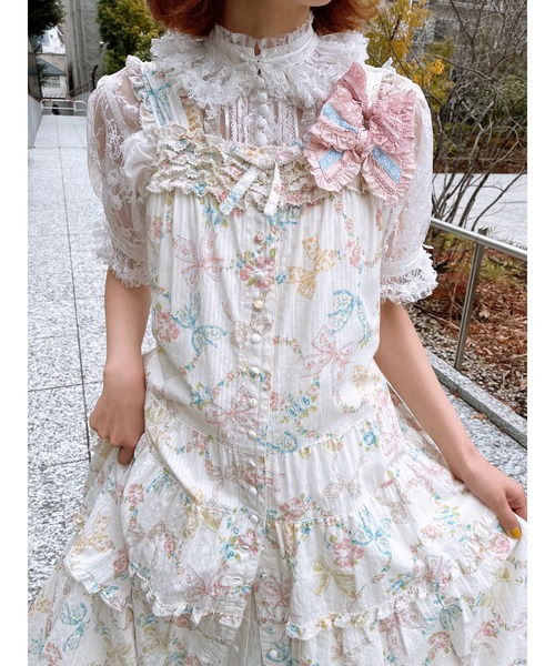 PINK HOUSE(ピンクハウス)の「フルールラッセルレース使いブラウス(シャツ/ブラウス・レディース・ピンク/ブラック/ホワイト・フリー)」の16枚目の写真