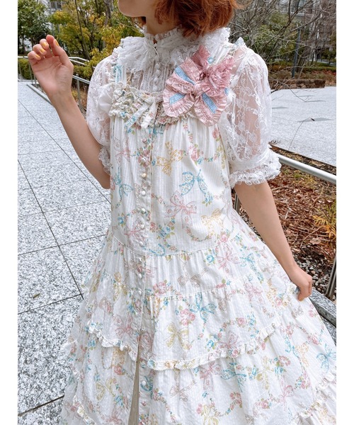 PINK HOUSE(ピンクハウス)の「フルールラッセルレース使いブラウス(シャツ/ブラウス・レディース・ピンク/ブラック/ホワイト・フリー)」の20枚目の写真