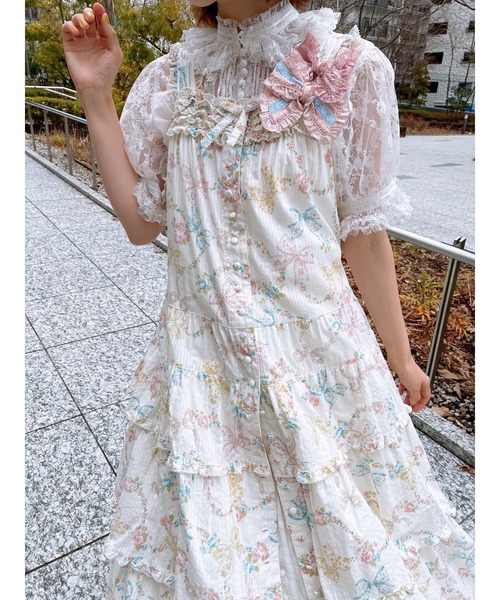 PINK HOUSE(ピンクハウス)の「フルールラッセルレース使いブラウス(シャツ/ブラウス・レディース・ピンク/ブラック/ホワイト・フリー)」の21枚目の写真