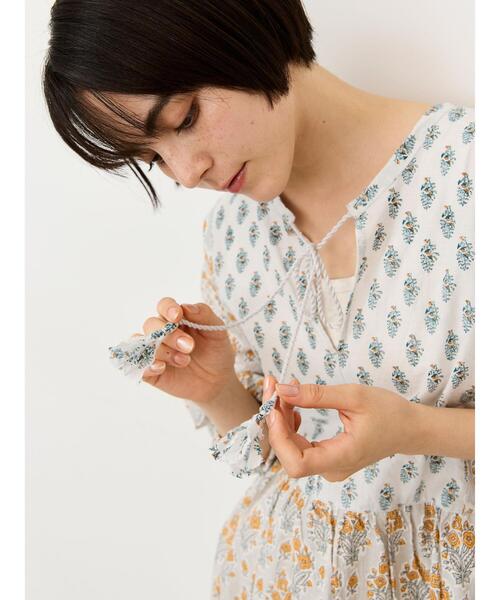 Samansa Mos2(サマンサ モスモス)の「インド総柄アソートワンピース(ワンピース・レディース・ピンク/パープル/オレンジ・S/M)」の10枚目の写真