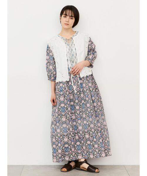 Samansa Mos2(サマンサ モスモス)の「インド総柄アソートワンピース(ワンピース・レディース・ピンク/パープル/オレンジ・S/M)」の11枚目の写真