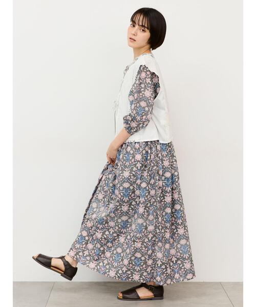 Samansa Mos2(サマンサ モスモス)の「インド総柄アソートワンピース(ワンピース・レディース・ピンク/パープル/オレンジ・S/M)」の13枚目の写真