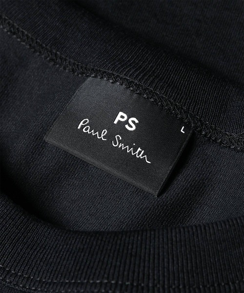 PS Paul Smith(ピーエスポールスミス)の「"Playful Stripe" 半袖Tシャツ / 262554 220X(Tシャツ/カットソー・メンズ・ホワイト/ブラック・SMALL/XX-LARGE/X-LARGE/LARGE/MEDIUM)」の4枚目の写真