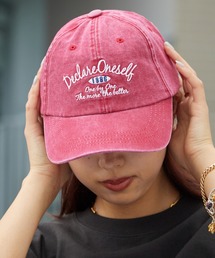 Chick | Text Embroidery Cotton Baseball Cap / テキスト刺繍 コットン ベースボールキャップ カーブバイザー レディース メンズ 2026年 夏 夏服(キャップ)