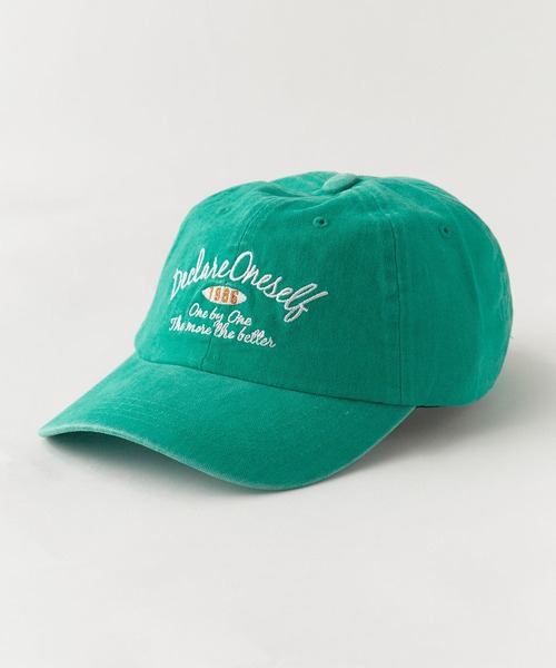 Chick(チック)の「Text Embroidery Cotton Baseball Cap / テキスト刺繍 コットン ベースボールキャップ カーブバイザー レディース メンズ 2026年 夏 夏服(キャップ・レディース・ブラック/グリーン/ブルー/レッド/クリーム・FREE)」の4枚目の写真