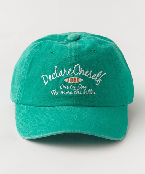 Chick(チック)の「Text Embroidery Cotton Baseball Cap / テキスト刺繍 コットン ベースボールキャップ カーブバイザー レディース メンズ 2026年 夏 夏服(キャップ・レディース・ブラック/グリーン/ブルー/レッド/クリーム・FREE)」の19枚目の写真