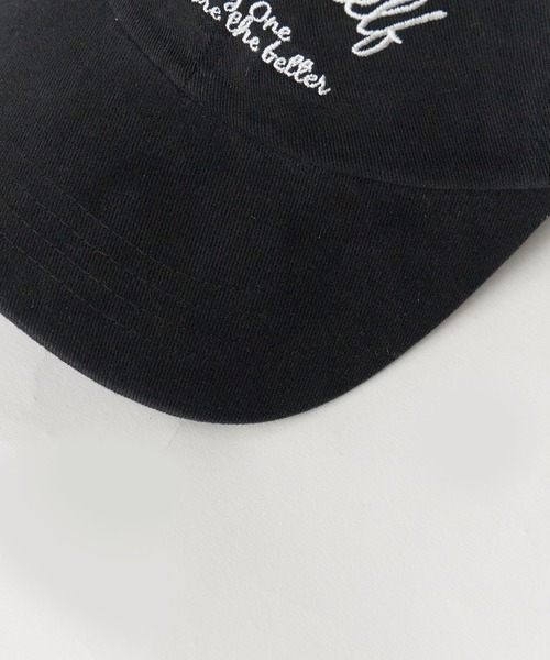 Chick(チック)の「Text Embroidery Cotton Baseball Cap / テキスト刺繍 コットン ベースボールキャップ カーブバイザー レディース メンズ 2026年 夏 夏服(キャップ・レディース・ブラック/グリーン/ブルー/レッド/クリーム・FREE)」の16枚目の写真