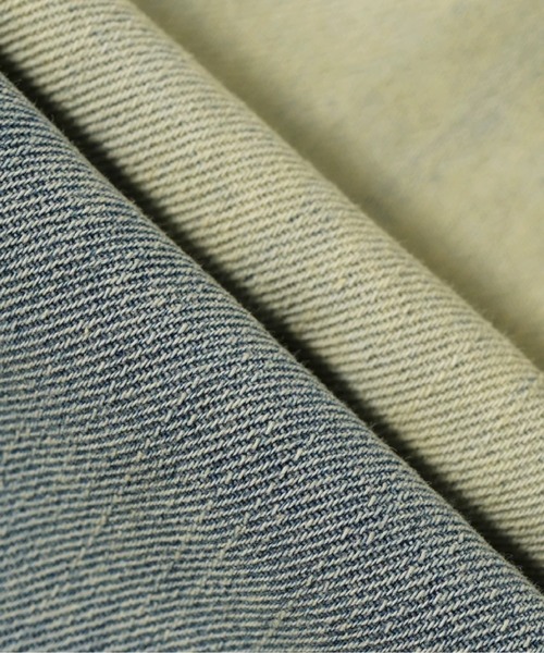 LA POMME petit（ラポミ・プチ）の「Retro Lace Deco Denim Vest（ベスト・レディース・ブルー・SMALL/X-LARGE/LARGE/MEDIUM）」の6枚目の写真