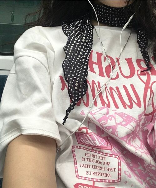 ADHOC(アドホック)の「レディース クラッシュ サマー ハート アートワーク Tシャツ (2 COLOR) (HC5STA6)(Tシャツ/カットソー・レディース・アイボリー/グレー・FREE)」の7枚目の写真