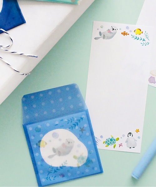 COMMON WARE(コモンウェアー)の「EC:MAKATA MINI LETTER SET ジョワイユ ミニレターセット(その他雑貨・レディース・E/A/B/D/G/H/C/F・FREE)」の8枚目の写真