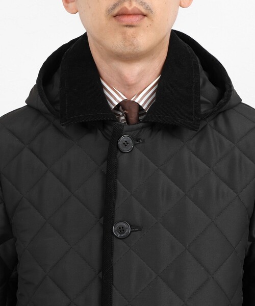Traditional Weatherwear(トラディショナルウェザーウェア)の「【Traditional Weatherwear】別注 DERBY MIDDLE キルティングジャケット 26AW(ブルゾン・メンズ・ネイビー/ブラック・36/42/38/40/44)」の14枚目の写真