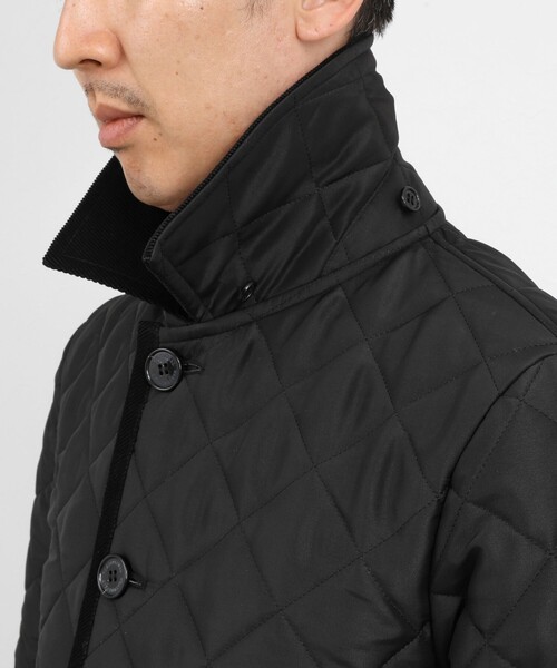 Traditional Weatherwear(トラディショナルウェザーウェア)の「【Traditional Weatherwear】別注 DERBY MIDDLE キルティングジャケット 26AW(ブルゾン・メンズ・ネイビー/ブラック・36/42/38/40/44)」の5枚目の写真