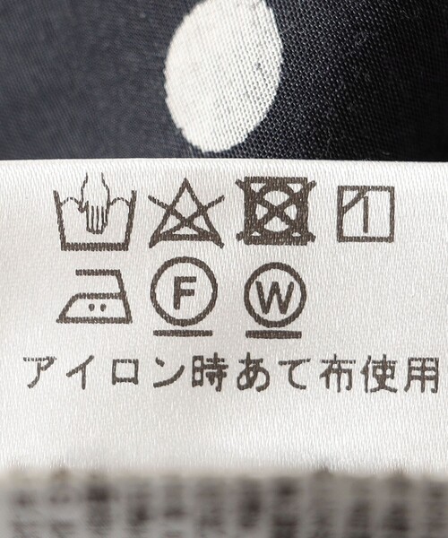 SHIPS（シップス）の「Fanaka:〈手洗い可能〉ドット プリント ロング スリーブ ワンピース（ワンピース・レディース・ブラック・ONE SIZE）」の11枚目の写真
