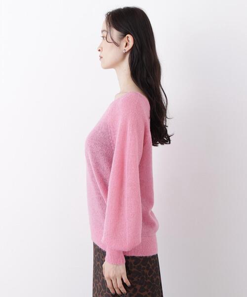N.（N. Natural Beauty Basic）（エヌエヌナチュラルビューティーベーシック）の「アルパカ混Ｖネックニット（ニット/セーター・レディース・ライトグリーン/ピンク/オフホワイト・ﾌﾘ-）」の22枚目の写真