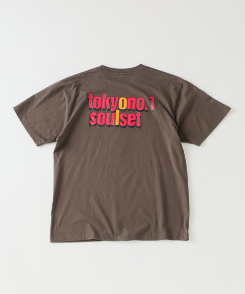 JOURNAL STANDARD relume(ジャーナルスタンダード レリューム)の「【TOKYO No.1 SOUL SET × relume】別注 “Triple Barrel” プリント Tシャツ(Tシャツ/カットソー・メンズ・ブラック系その他・MEDIUM/LARGE)」の5枚目の写真