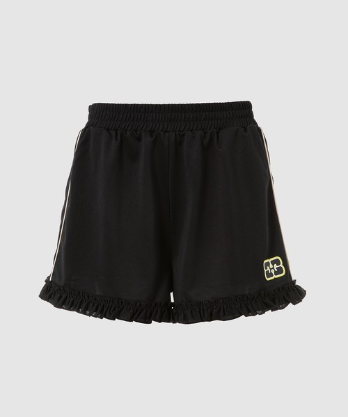 GANNI(ガニー)の「Cycora Shorts with Frills(その他パンツ・レディース・ブラック・S/M)」の1枚目の写真