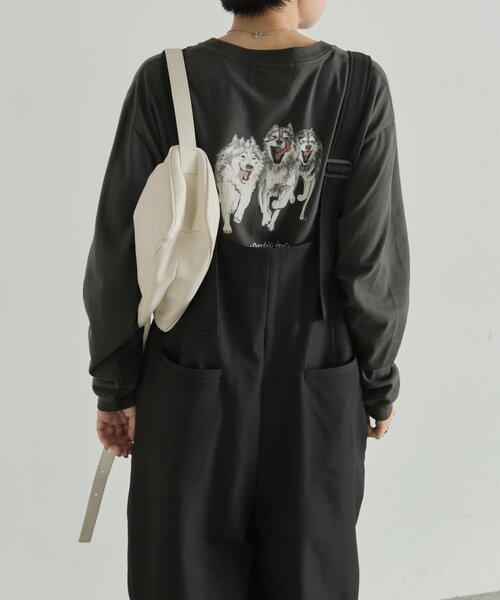 ear PAPILLONNER(イアパピヨネ)の「サスペンダートラウザー【SUM1 STYLE】(サロペット/オーバーオール・レディース・ブラック・FREE)」の8枚目の写真