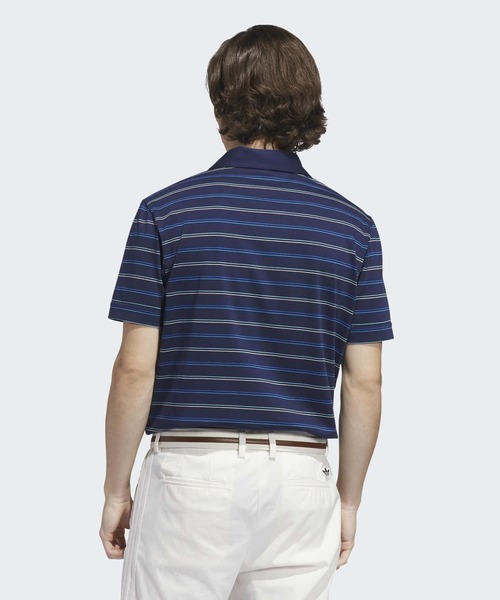 adidas（アディダス）の「オリジナルス アーカイブ ストライプ ポロ【adidas Golf/アディダスゴルフ】（ポロシャツ・メンズ・ブルー・XX-LARGE/3XL/LARGE/MEDIUM/SMALL/X-LARGE）」の12枚目の写真