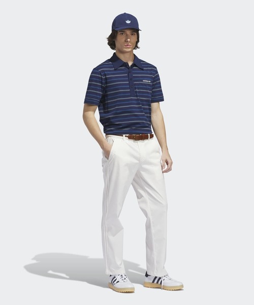 adidas（アディダス）の「オリジナルス アーカイブ ストライプ ポロ【adidas Golf/アディダスゴルフ】（ポロシャツ・メンズ・ブルー・XX-LARGE/3XL/LARGE/MEDIUM/SMALL/X-LARGE）」の15枚目の写真